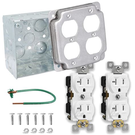 4x4 metal handi box|4x4 electrical box kit.